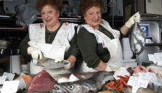 Imagen de archivo de una pescadería.