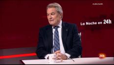 Artur Mas, durante la entrevista en La Noche en 24 horas.