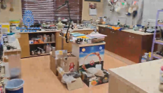 Imagen de uno de los laboratorios intervenidos en el registro.