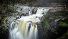Cascada del Pozo de los Humos, en la provincia de Salamanca.