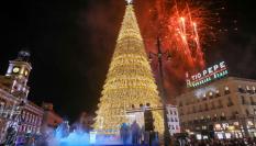 Encendido de luces de Navidad en Madrid.