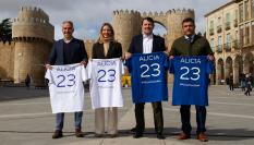 La nueva portavoz del PP en el Senado, Alicia García, durante su acto de presentación como candidata a la Alcaldía de Ávila (Castilla y León) en los pasados comicios del 28-M.