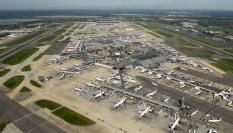 Vista aérea del aeropuerto de Heathrow, en Londres, gestionado por Ferrovial