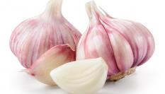 Imagen de archivo de unos ajos.