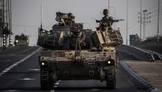 Un blindado israelí, en una imagen de archivo.