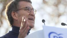 El presidente del PP, Alberto Núñez Feijóo