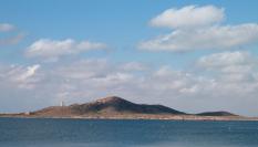 Isla Mayor, en el mar Menor, en Murcia.
