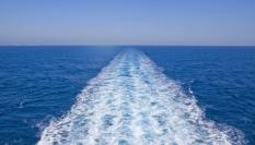 El rastro de un barco.