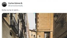 El tuit de Carlos Gómez