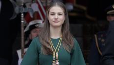 Leonor de Borbón, en la apertura de las Cortes el 29 de noviembre de 2023.