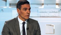 Pedro Sánchez, en 'Informativos Telecinco'