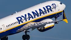 Imagen de archivo de un Ryanair Boeing 737 MAX 8.
