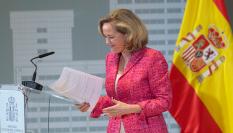 La vicepresidenta primera y ministra de Asuntos Económicos, Nadia Calviño, en una imagen de archivo.