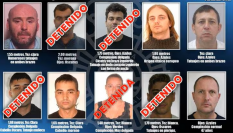 Los cinco de los diez fugitivos más buscados en España.
