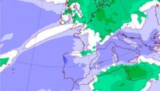 Mapa satelital de predicción de el tiempo