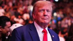 Donald Trump en un combate de la UFC celebrado hace unos días en Las Vegas.