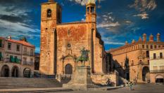 Plaza mayor de Trujillo, en Extremadura.