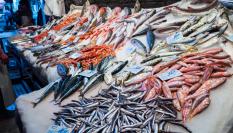 Imagen de archivo de una pescadería.