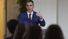 El presidente del Gobierno, Pedro Sánchez
