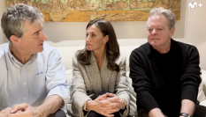 La reina Letizia junto al dúo Gomaespuma.