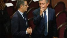 Pedro Saura con Félix Bolaños.