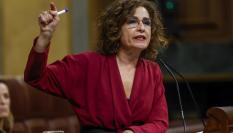 La hasta ahora vicepresidenta cuarta y ministra de Hacienda, María Jesús Montero, en una imagen de archivo.