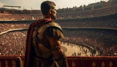 Un emperador romano observando unos juegos (imagen conceptual)
