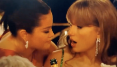 Selena Gomez y Taylor Swift, en los Globos de Oro.