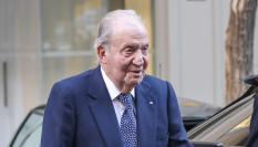 El rey emérito Juan Carlos I, en el 60º cumpleaños de la infanta Elena celebrado en Madrid el 20 de diciembre de 2023.