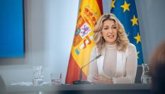 La vicepresidenta segunda y ministra de Trabajo, Yolanda Díaz, en una imagen de archivo.