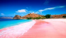 Pink Beach, Komodo Island, Indonesia