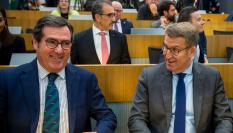 Antonio Garamendi y Alberto Núñez Feijóo