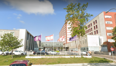 Fachada del Hospital Río Carrión de Palencia, en una captura de imagen de Google Maps.