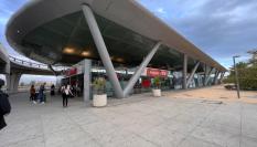 Estación de Cercanías en el aeropuerto de Málaga.