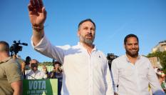 Santiago Abascal junto a Ignacio Garriga en una imagen de archivo.