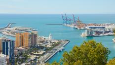 Imagen de archivo del puerto malagueño.