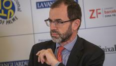 Camilo Villarino, en un acto como jefe de gabinete de Josep Borrell