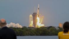 Despegue de la primera misión espacial europea desde Cabo Cañaveral, en Florida.