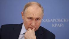 El presidente ruso Vladímir Putin en una visita a Siberia