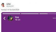 El tuit de @julyck92