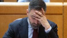 Santiago Abascal en el Senado.