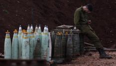 Imagen de archivo de un soldado israelí en la frontera con el Líbano.