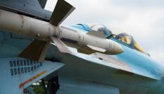 Imagen de archivo de un misil de crucero ruso, cargado en un caza.