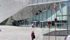 Exterior del edificio de los Juzgados de Ourense.