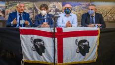 Puigdemont, Boye y Alay, en una imagen de archivo en Italia.