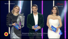 Los presentadores del Benidorm Fest 2024.