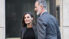 Los reyes Felipe y Letizia, fotografiados el 20 de diciembre de 2023.