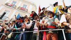 Actuación en pleno Carnaval de Cádiz