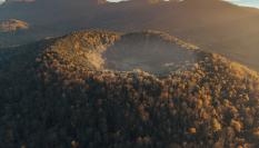 El volcán de la Garrotxa.