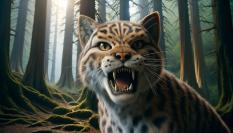 Imagen de IA de un felino de más de 15.000 años.